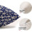 Navy Blue Floral Pillow Covers 12x20 in (2 pcs) 5