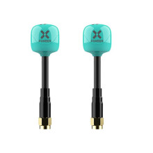FOXEER 2PCS FPV Antenna Lollipop 4+ 5.8G 2.6dBi Omni SMA Antenna LHCP for RC FPV Racing Drone,60MM
