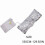 Fita de LED colorida de 130 polegadas (330 cm) de comprimento com luzes de Natal prateadas para decorar a árvore. 3