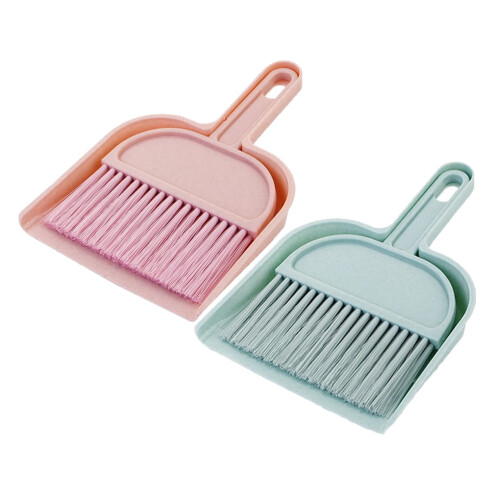 Mini scopa e paletta set compatto portatile per bambini e 2
