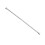 Tringle à rideaux extensible en acier inoxydable 55–95 cm 2