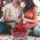 Valentijns raffia papiervulling 100 g 2