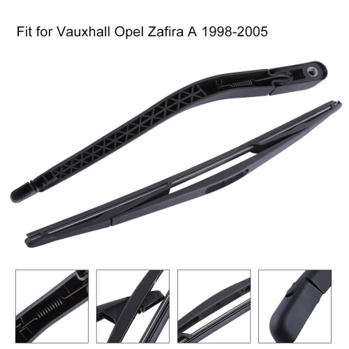Rear Windshield Wiper Arm and Blade Set for Vauxhall Opel 1