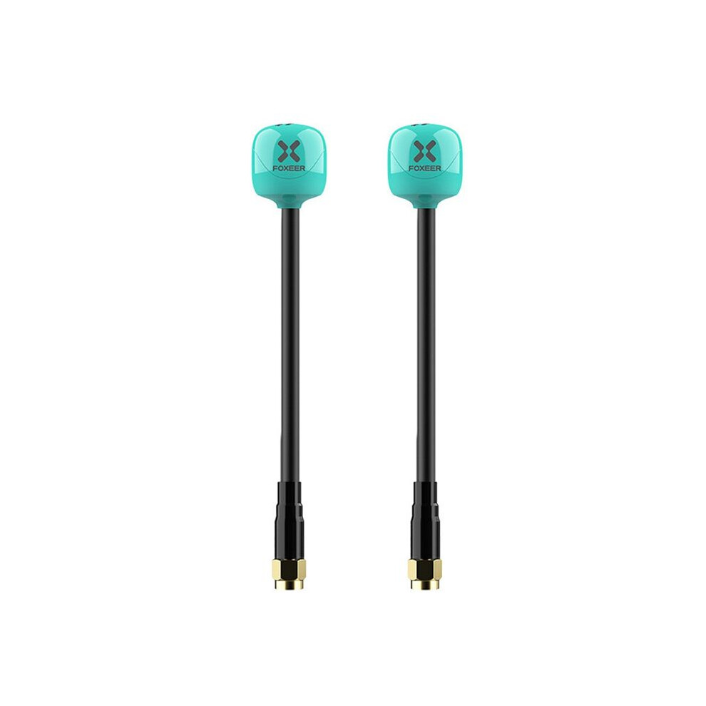 Foxeer 2Pcs Fpv Antenna Lollipop 4+ 5.8G 2.6Dbi Omni Sma Antenna Lhcp For Rc Fpv Racing Drone,100Mm Gold 6031418850646
