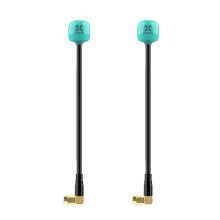 FOXEER 2PCS FPV Antenna Lollipop 4+ 2.6dBi 5.8G Omni Antenna MMCX LHCP for RC FPV Racing Drone C