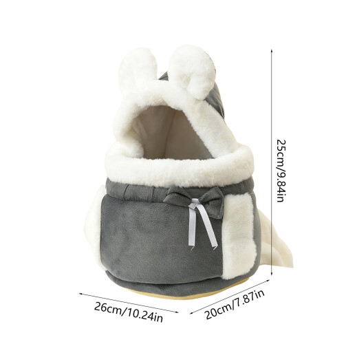 Cozy Winter Cat Backpack – Ergonomic Chest-Front Design, Extra Thick Warmth, Panoramic View, Pressure-Reducing System – Compatible with Indoor 2