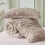Light Taupe Floral Comforter Set Twin/Twin XL 2-Piece 6