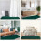 Tapete de corredor para banheiro, antiderrapante, em chenille, 61 x 183 cm (24 x 72 polegadas) 7