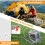 Lampe de travail portable à LED, 336 LED, 4 modes, IP66 2