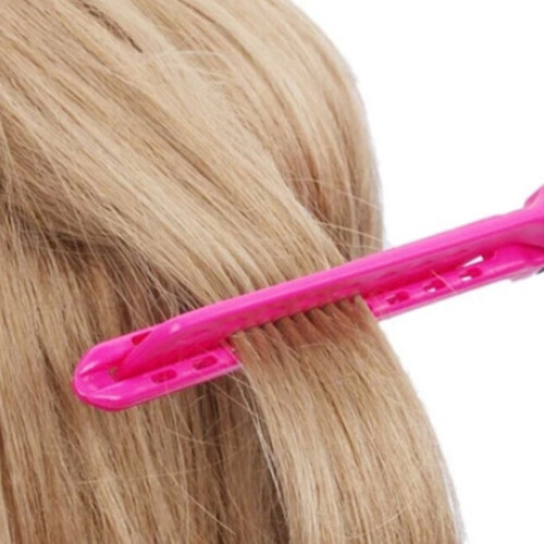 Pente alisador de cabelo portátil em formato de V, 9,6 x 1,6 polegadas 1