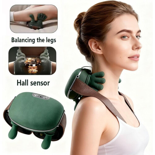 Massageador N7 para pescoço e ombros com aquecimento e sem fio 1