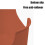 Stapelbare plastic kruk, rood, 21x21x15 cm 3
