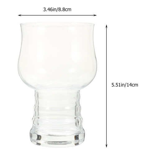 Verres à bière transparents grande capacité design classique2 1