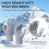 Women's Knit Set: Hat Scarf Gloves Touch-Screen Compatible 4