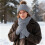 Winter Hat Scarf Gloves Set Silver Knitted 3-Piece 6