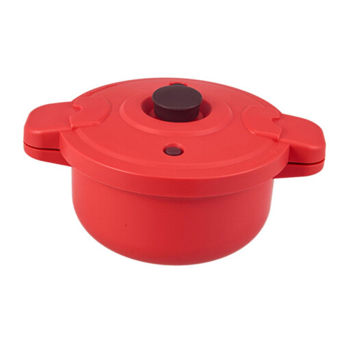 Pentola a pressione per microonde da 2,3 litri in PP e silicone 1
