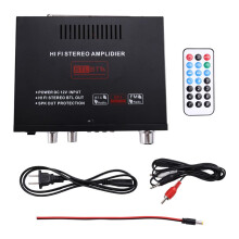 AK35 800W Digital Amplifiers Bass Audio Power AMP Hifi FM Subwoofer Speakers for Car Boat Caravan US Plug