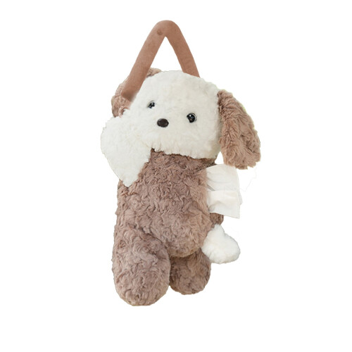 Plush Puppy Car Tissue Holder – Hanging or Dashboard Use 1