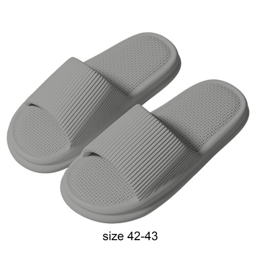 A-897Grey42Unisex Αντιολισθητικές Σαγιονάρες EVA για Ντους, Πισίνα & Παραλία – Ελαφριές, 2