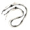 2pcs Novelty Eye Glasses String Holder - ABS Beaded Eyeglass Strap Around Neck - 6