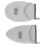 Grå ånghandskar för kläder, icke-andningsbara, 2-pack 4