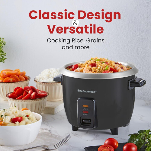 Elite Cuisine ERC-003Ηλεκτρική Ρυζομάγειρας 3 Φλιτζάνια 1