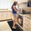 Kitchen Mat Cushioned Non-Slip 17.3" x 60" Black 6
