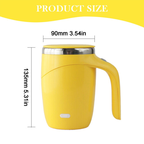 Rechargeable Stirring Mug 380ml Rotating Coffee Tea Cup 2