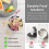 32-Piece Unbreakable Plastic Dinnerware Set for 8, Compatible with Outdoor & Camping, Grey 4