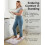 Kitchen Anti-Fatigue Mat White Flower 20x32 inch 3