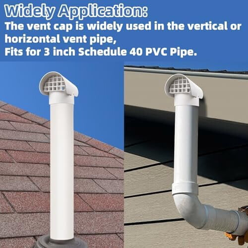 Καπάκι εξαερισμού ραδονίου PVC 2 ιντσών για Schedule40Pipe 2