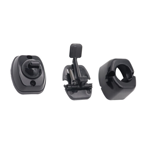 Supporto in nylon per scattoporta per camper 80x58x50mm nero 1