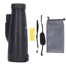 Telescopio monoculare per visione notturna, ad alta potenza, impermeabile e antiappannamento, 12x50, con adattatore per smartphone e treppiede,