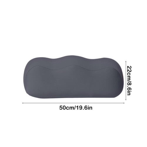 Almofada ergonômica para pernas Japceit, capa de seda de leite, 1 unidade 2