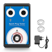 Tester per candela di accensione a doppio foro 12V 14x9x4cm blu