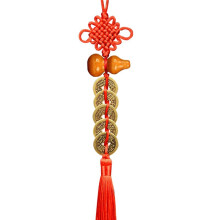 Feng Shui Good Luck Tassel Chinese Knot Pendant Chinese Knot Lucky Charm Suitable for Car Bag Office and Other Scenes