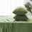 Σεντόνια Flannel King Size Sage Green σετ 4 τεμαχίων 6