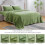Σεντόνια Flannel King Size Sage Green σετ 4 τεμαχίων 8