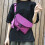 Σακίδιο στήθους με ιμάντα Blocking Sling Crossbody για πεζοπορία (μωβ) 2