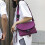 Σακίδιο στήθους με ιμάντα Blocking Sling Crossbody για πεζοπορία (μωβ) 4
