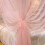 Lace Bed Canopy with Mesh Netting and Embroidery Ruffles 6