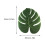Σουπλά OUNONA Tropical Monstera Leaf Πράσινα 12 τεμάχια 2