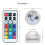 Arealer12Pack Mini LED RGB Υποβρύχιο Φωτιστικό Κερί IP68 Αντοχή στο Νερό με Τηλεχειριστήριο 7