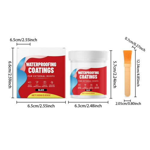 Polymer Cement Waterproof Coating Flexible Anti-Crack 100g 1