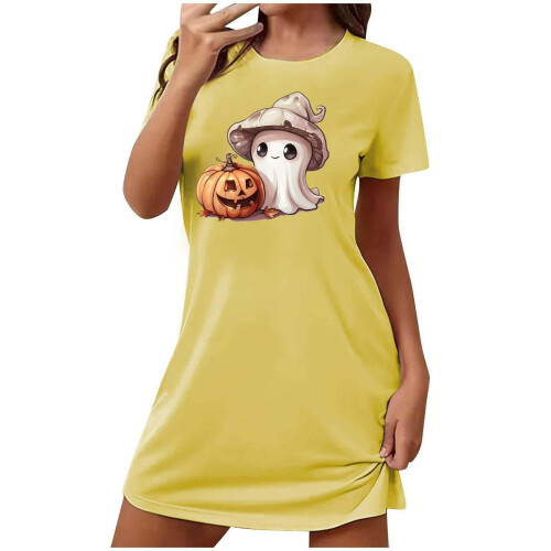 Γυναικείο φόρεμα πιτζάμας με στρογγυλή λαιμόκοψη για το Halloween – Νυχτικό από 1