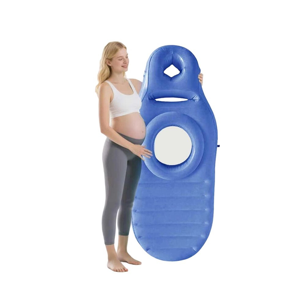 Pregnancy Mattress with Hole Inflatable Maternity Bed Stomach Sleeping,Back Pain Relief Includes Electric Pump EU Plug