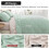 Twin Comforter Set Reversible Sage Green Beige 5-Pc 2