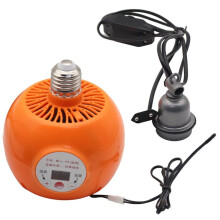 Pet Heater Animal Heating Lamp Warm Light Lamp Thermostat Thermostat Heater Reptile Box Heating Lamp for Incubator (EU)