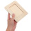 4 ubehandlede trebilderammer, 13 cm 3