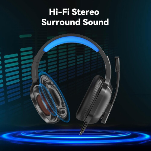 Cuffie da gioco A36 con microfono per PC, PS4, PS5 e Xbox. 1